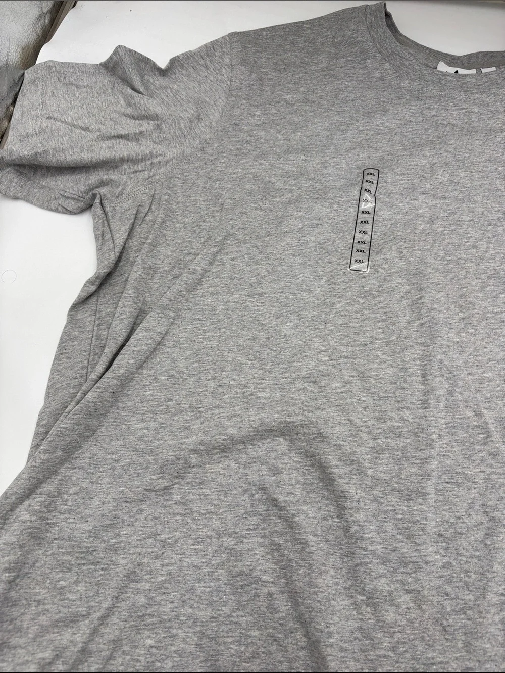 Adidas Trefoil Essentials Short Sleeve T-Shirt in Medium Grey Heather